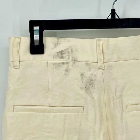 Women's Zara Full Length Pants In Vanilla, Size Small - Picture 4 of 9